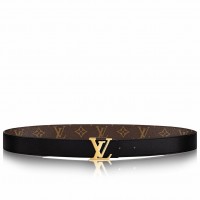 Louis Vuitton LV Initiales 30MM Reversible Belt In Monogram Canvas M9453T