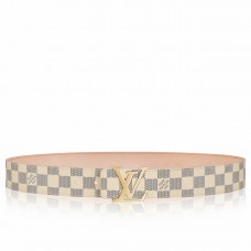 Louis Vuitton LV Initiales 40MM Belt In Damier Azur Canvas M9609W