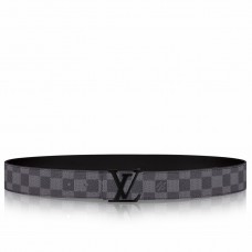 Louis Vuitton LV Initiales 40MM Belt In Damier Graphite Canvas M9808S