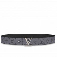 Louis Vuitton LV Line 40mm Reversible Belt In Monogram Eclipse Canvas M0373V