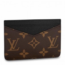 Louis Vuitton Neo Card Holder In Monogram Macassar Canvas M60166