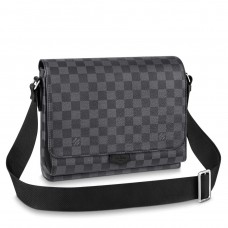 Louis Vuitton New Flap Messenger In Damier Graphite Canvas N40418