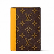 Louis Vuitton Passport Cover in Monogram Macassar Canvas M828664
