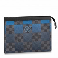 Louis Vuitton Pochette Voyage MM In Damier Graphite Giant Canvas N60412