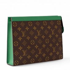 Louis Vuitton Pochette Voyage MM in Monogram Macassar Canvas M82854
