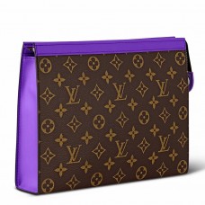 Louis Vuitton Pochette Voyage MM in Monogram Macassar Canvas M82859