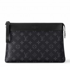 Louis Vuitton Pochette Voyage Souple in Monogram Eclipse Canvas M82543