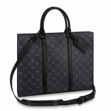 Louis Vuitton Sac Plat Horizontal Zippe Bag Monogram Eclipse Canvas M45265