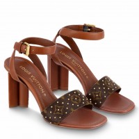 Louis Vuitton Silhouette Sandals in Monogram Canvas with Studs