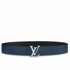 Louis Vuitton Silver Damier LV 40MM Reversible Belt M0336V