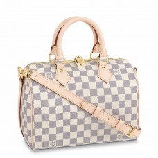 Louis Vuitton Speedy Bandoulière 25 Bag In Damier Azur Canvas N41374