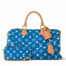Louis Vuitton Speedy P9 Bandouliere 40 Bag in Monogram Leather M24418