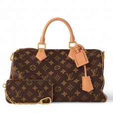 Louis Vuitton Speedy P9 Bandouliere 40 Bag in Monogram Leather M24422