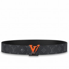 Louis Vuitton Spray LV 40mm Reversible Belt In Monogram Eclipse Canvas M0331V