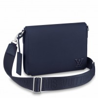Louis Vuitton Takeoff Messenger Bag In LV Aerogram Leather