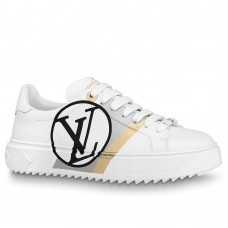Louis Vuitton Time Out Sneakers with Black LV Circle Signature