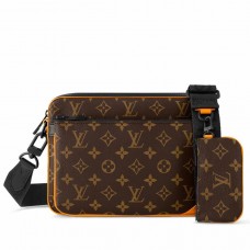 Louis Vuitton Trio Messenger Bag in Monogram Macassar Canvas M46694