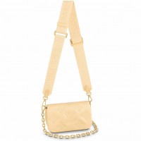 Louis Vuitton Wallet On Strap In Bubblegram Leather M81400