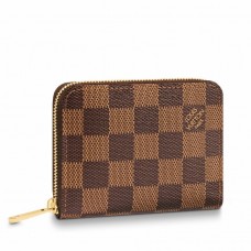Louis Vuitton Zippy Coin Purse In Damier Ebene Canvas N60213