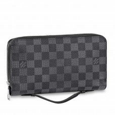 Louis Vuitton Zippy XL Wallet In Damier Graphite Canvas N41503